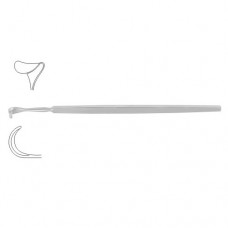 Cushing Retractor / Saddle Hook Stainless Steel, 24 cm - 9 1/2" Blade Size 14 mm